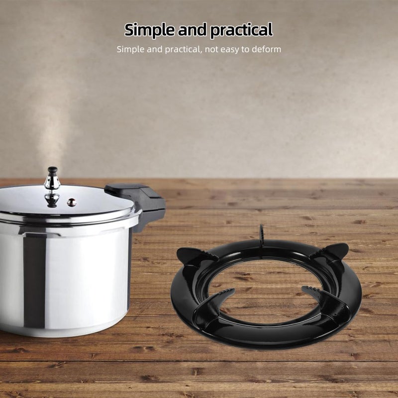 DOITOOL Cast Iron Wok Ring for Gas Stove, 2 Pack Universal Non-Slip 9 Inch Wok Support Rack Stand Burner Grate Replacement Parts, Gas Stove Stand Rack Accessories - Image 5